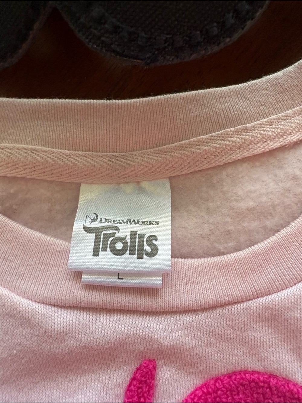 Pink Queen Poppy Troll Character Crewneck Sweatshirt - Picture 2 of 9